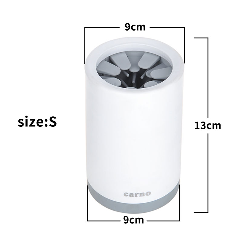 Portable Paw Cleaner Cup - Soft Silicone Comb