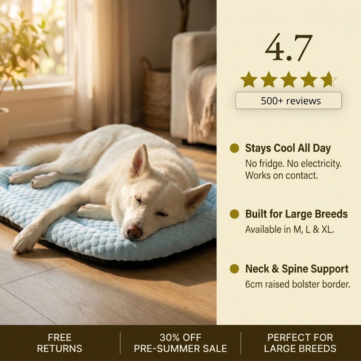 Cooling Mat For Dogs  -  Two Dogos Cooling Mat 🧊