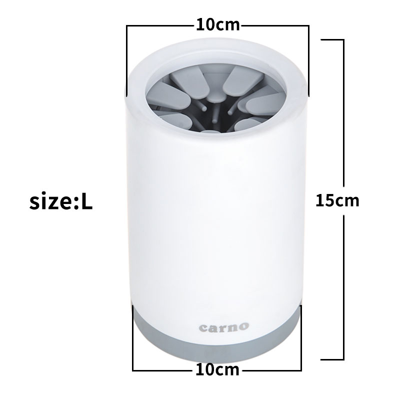 Portable Paw Cleaner Cup - Soft Silicone Comb