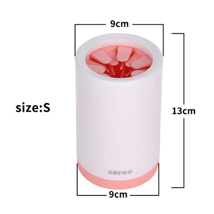 Portable Paw Cleaner Cup - Soft Silicone Comb